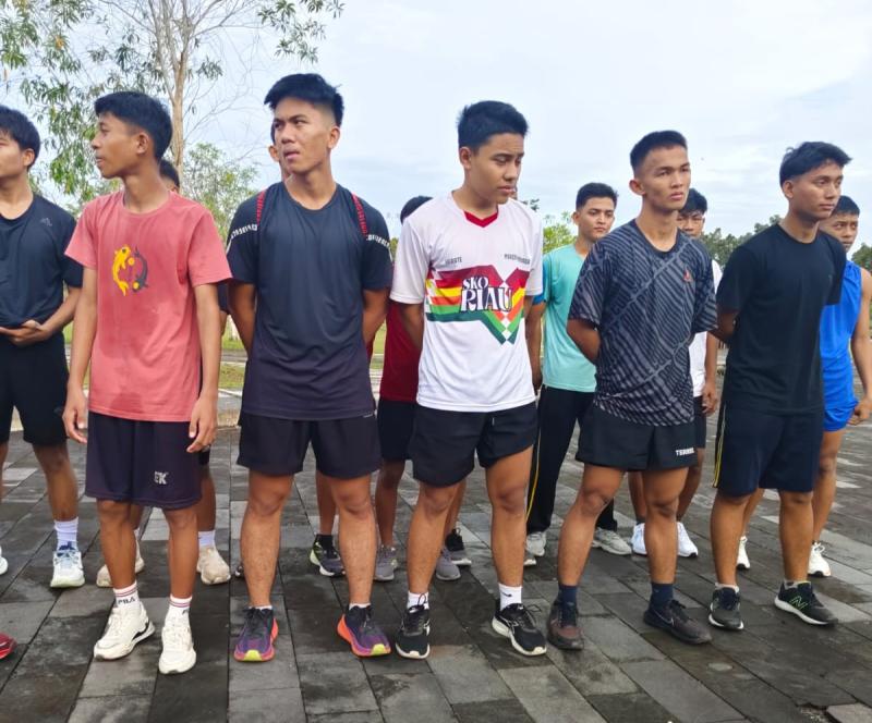 Jelang Kejurnas Forki, Atlet Karate Riau Jalani TC Penuh